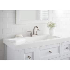 Irena 4 in. Centerset 2-Handle Bathroom Faucet in Brushed Nickel