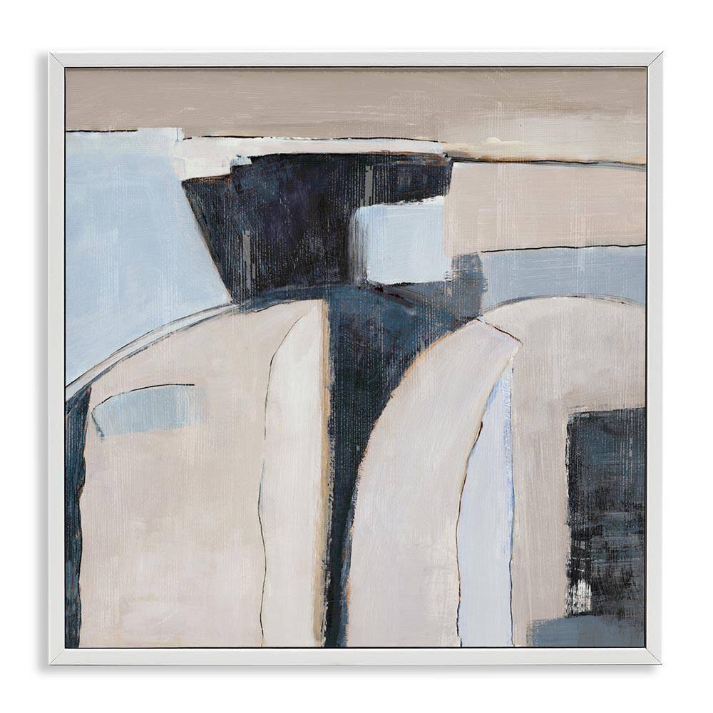 Southwestern Beige & Grey by Jacob Q White Framed Abstract Giclee Art Print 17 in. x 17 in. price history on PriceWatchPro