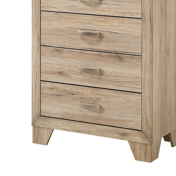 Acme Furniture Miquell 5 Drawer Natural, Walter Of Wabash Dresser With Mirror Instructions