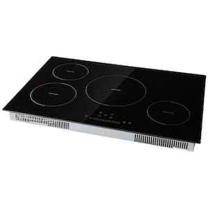 Built-in Induction Electric Stove Top 30 in. 4 Burners Electric Cooktop 9 Power Levels and Sensor Touch Control