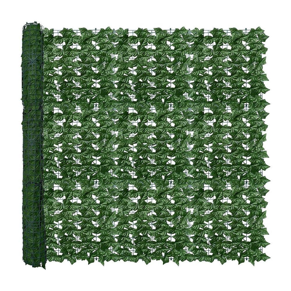 60 in. x 120 in. Green Artificial Ivy Privacy Fence Wall Screen UV Resistant Faux Leaf Panel for Indoor Outdoor price history on PriceWatchPro
