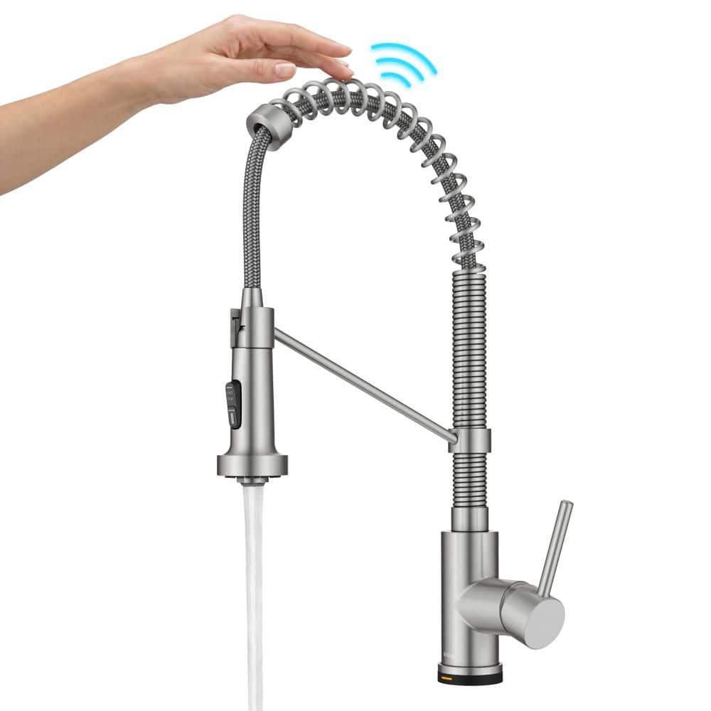 BoldenCommercial StyleTouchKitchen Faucetwith Pull Down Sprayerin Spot-Free Stainless Steel price history on PriceWatchPro
