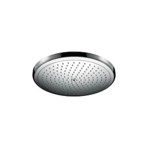 Croma 1-Spray Patterns 2.5 GPM 11 in. Fixed Shower Head in Chrome