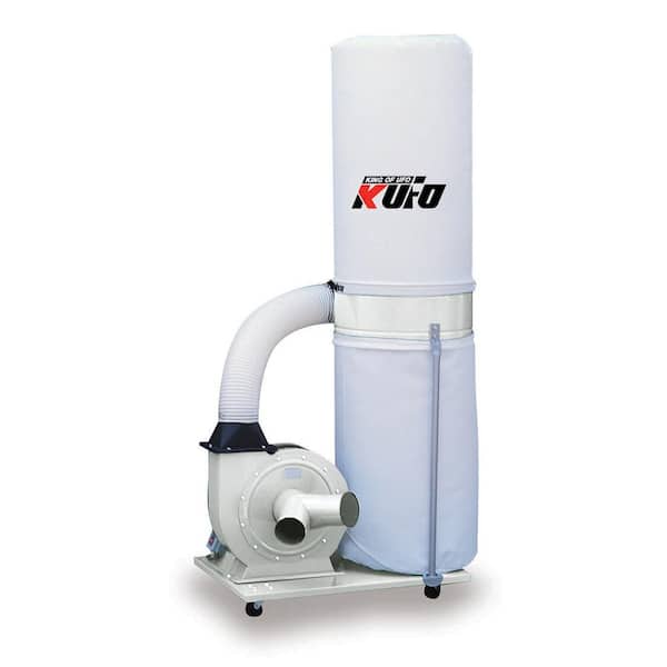 Kufo Seco 2 HP 1550 CFM 1-Phase 110-Volt Vertical Bag Dust Collector