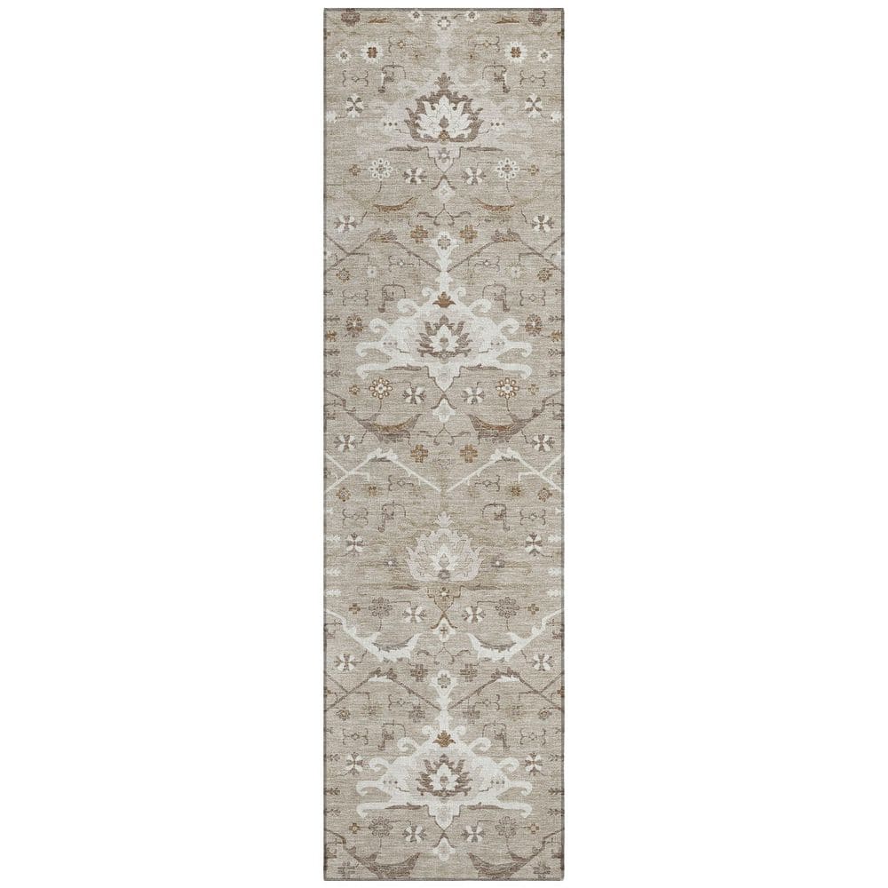 Chantille Machine Washable Indoor/Outdoor Abstract ACN2859 Beige 2 ft. x 7 ft. Runner Rug price history on PriceWatchPro