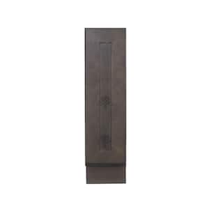 Lancaster Shaker Assembled 9 in. x 34.5 in. x 24 in. Base Spice Rack Cabinet in Vintage Charcoal