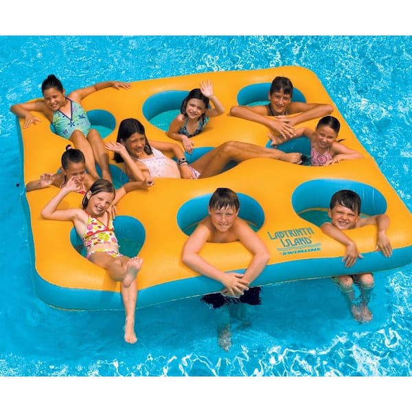 Swimline Labyrinth Island Inflatable Pool Toy NT156 The Home Depot