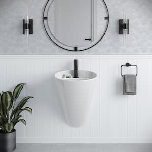 Calice 18 in. Wall-Mount Bathroom Sink