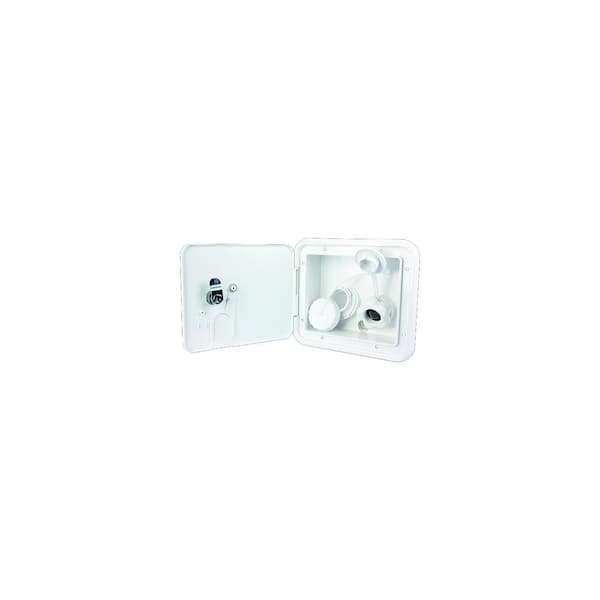 City/Gravity Water Center with Plastic Check Valve, Polar White