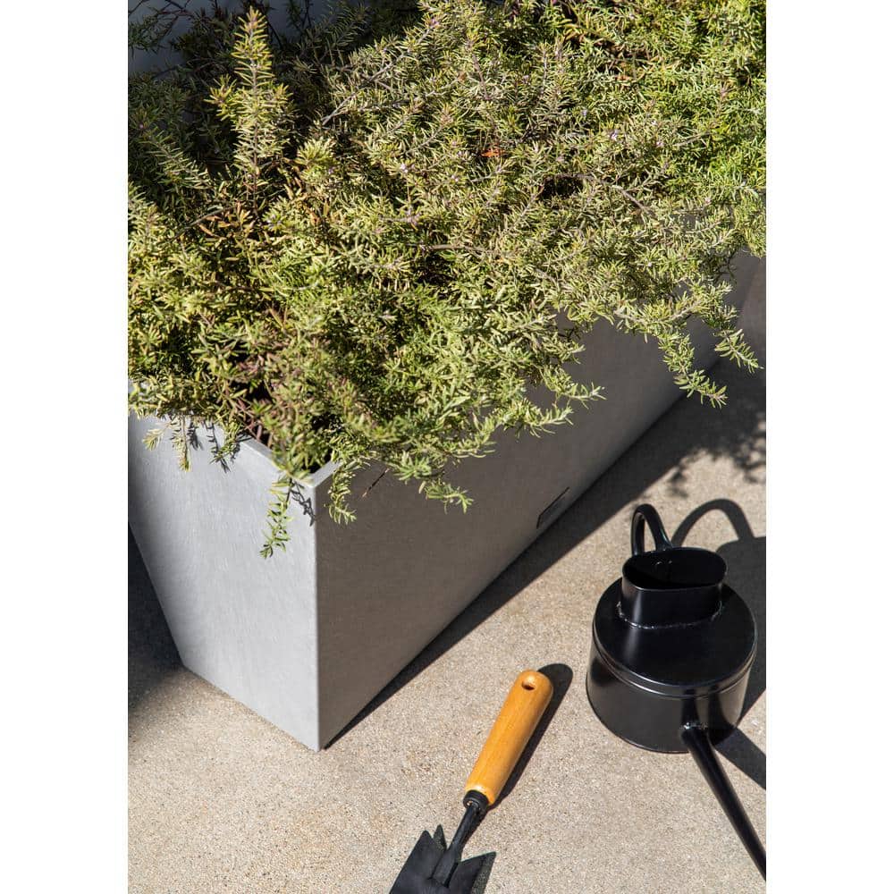 Gray 31" Recycled Plastic Outdoor Planter