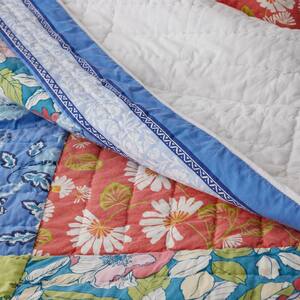 The Company Store Summer Garden Patchwork Quilt and Sham