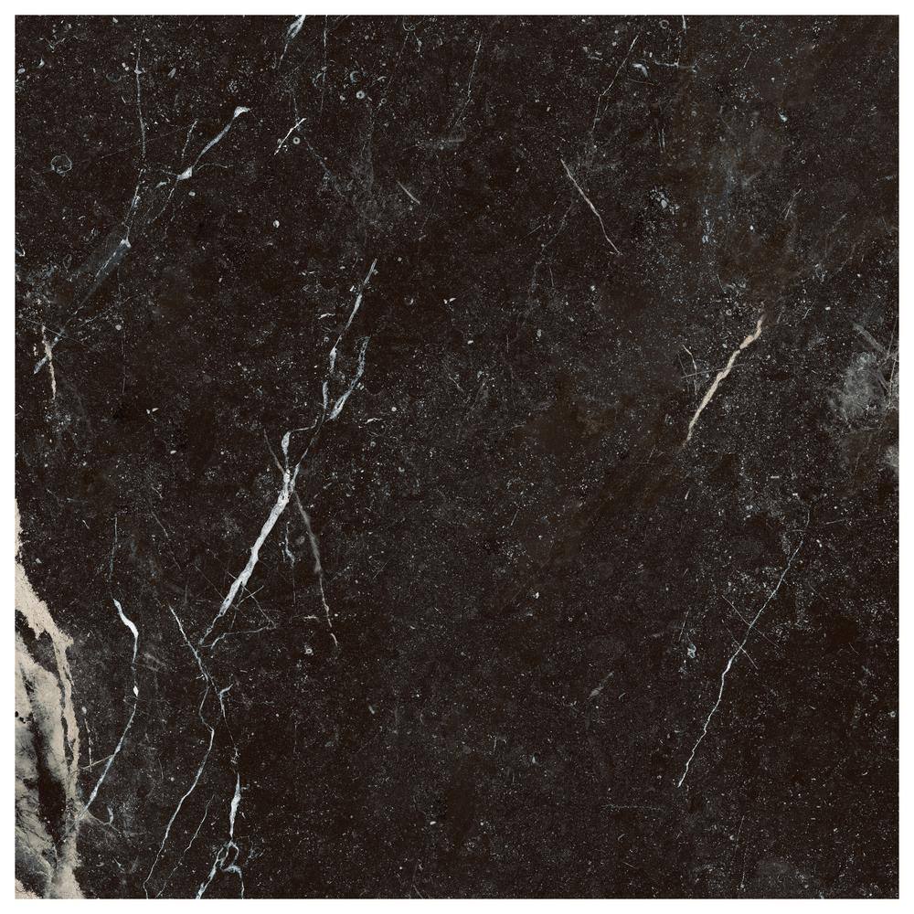 Signet Sabbia Black 8 in. x 0.35 in. Marble Look Satin Porcelain Floor and Wall Tile Sample price history on PriceWatchPro