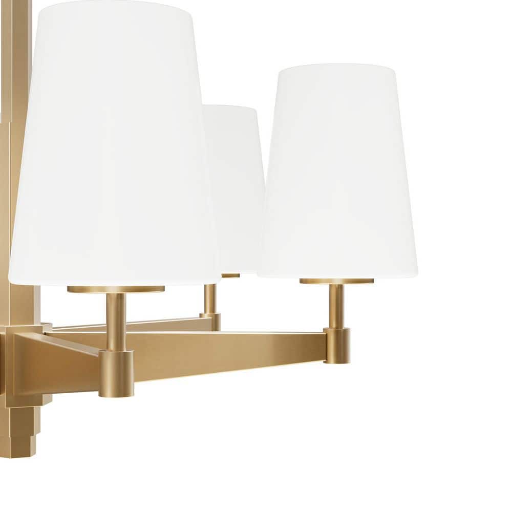 Alturas Gold Nolita 6-Light Glamorous Indoor Chandelier