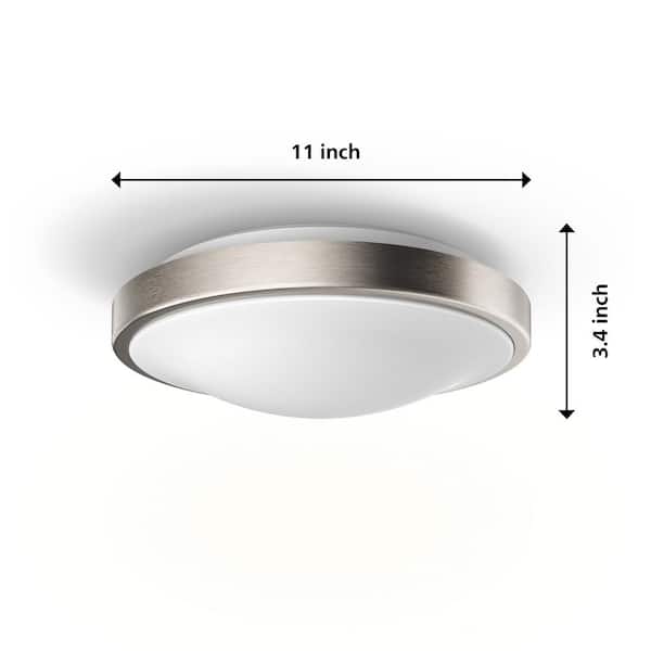 Philips Double Ring 10 in. Integrated LED Flush Mount (2-Pack) 574608 - The  Home Depot
