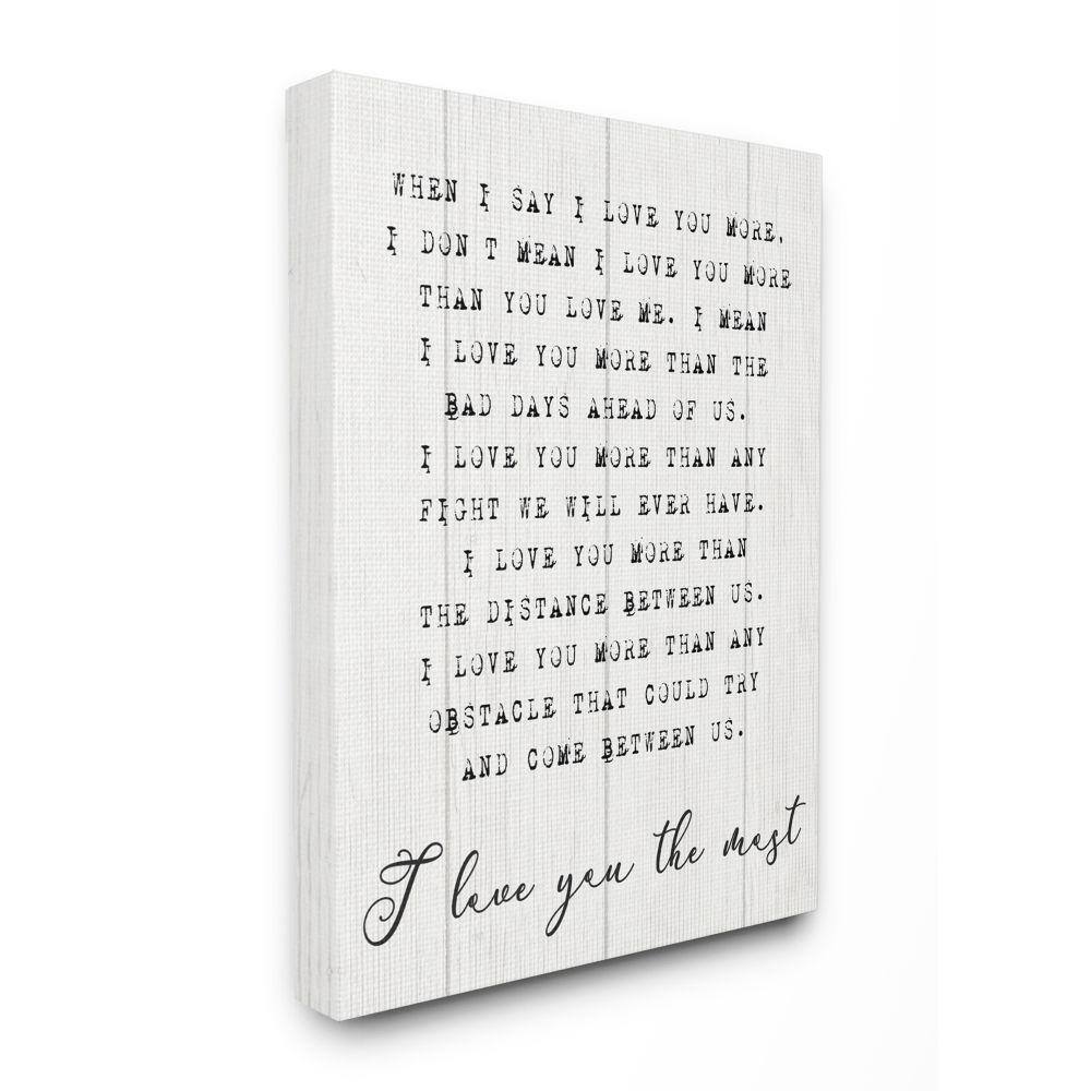 Inspirational Clear Canvas Wall Art with Motivational Quote, 24 x 30
