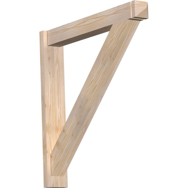 Ekena Millwork 6 in. x 36 in. x 36 in. Traditional Arts and Crafts Smooth Douglas Fir Outlooker