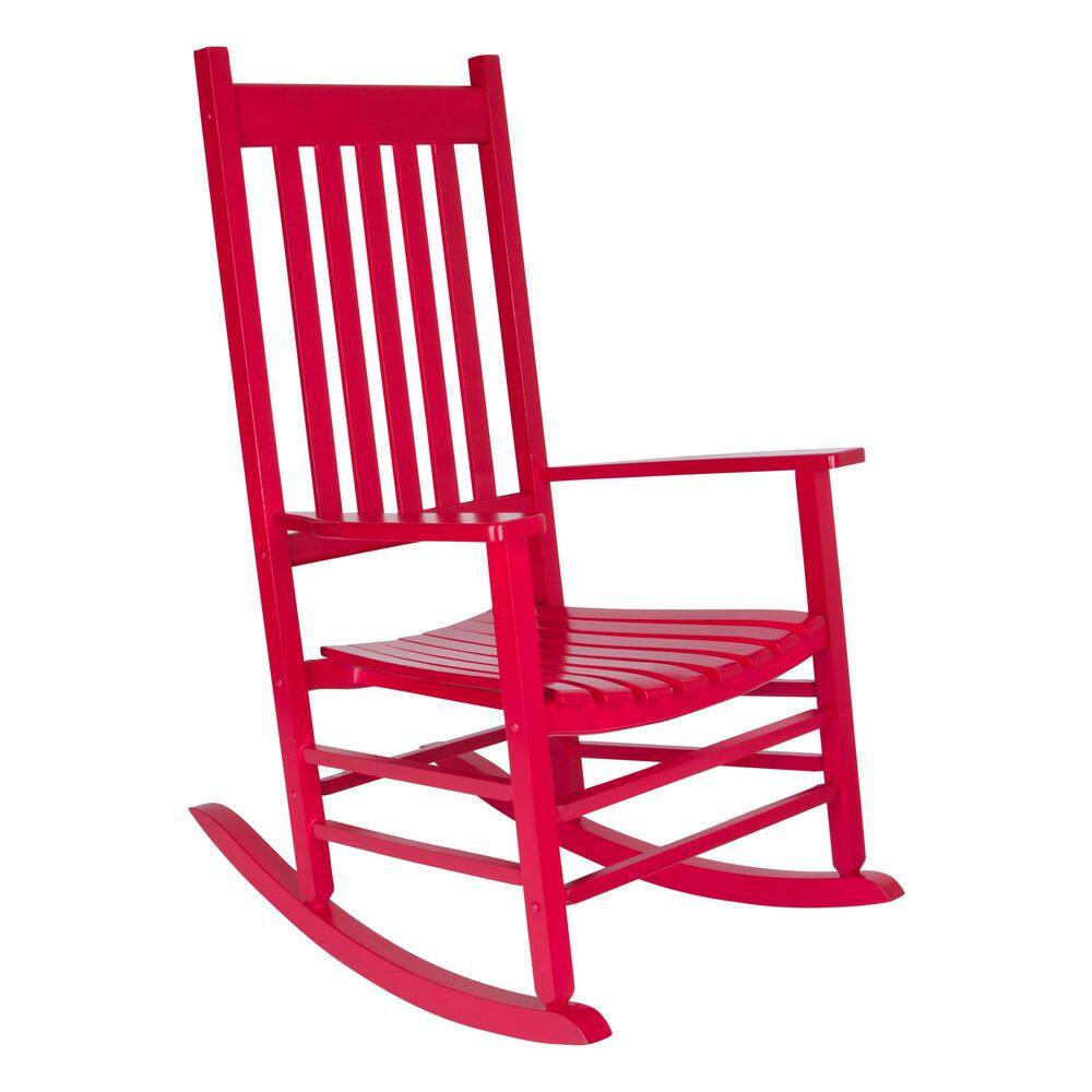 Vermont Red Hardwood Outdoor Rocking Chair with Arms