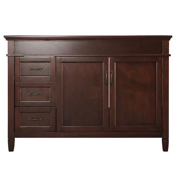Home Decorators Collection Ashburn 48 in. W Bath Vanity Cabinet Only in Mahogany