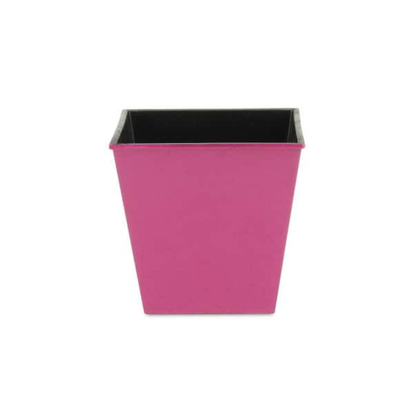 51 gal. Hot Pink Indoor Plastic Square Planter with Weather Resistance (5.25 in. L x 5.25 in. W x 5 in. H) 1-Pack