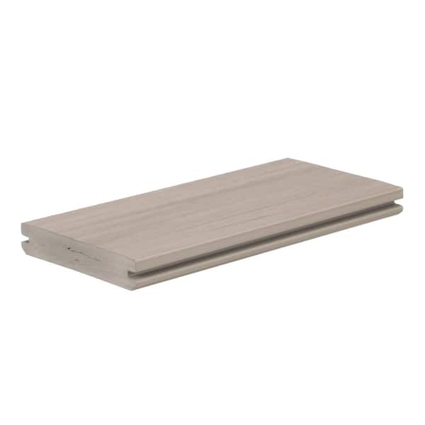 AZEK Vintage 1 in. x 5.5 in. x 20 ft. Coastline PVC Square Deck