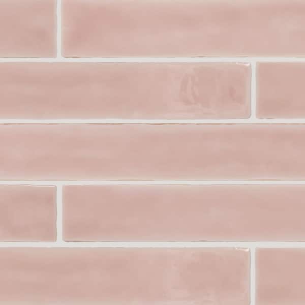 Marazzi Artistic Reflections Rose 2 in. x 20 in. Glazed Ceramic Undulated Wall Tile (586.88 sq. ft./pallet)
