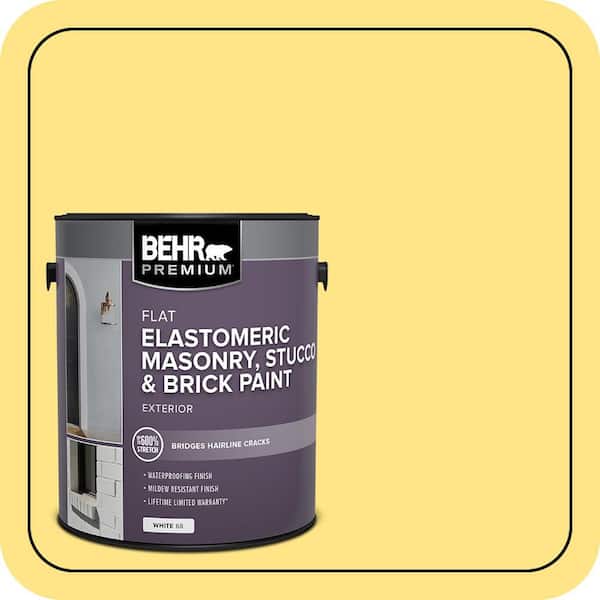 1 gal. #P300-5 Upbeat Elastomeric Masonry, Stucco and Brick Exterior Paint