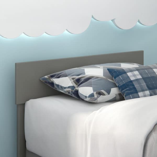 Boston Twin Headboard in Grey