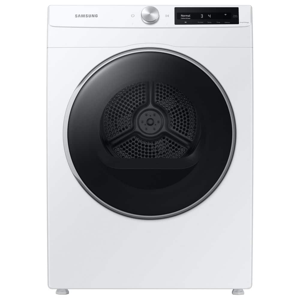 Samsung 4.0 cu. ft. White Smart Electric Dryer with AI Dial