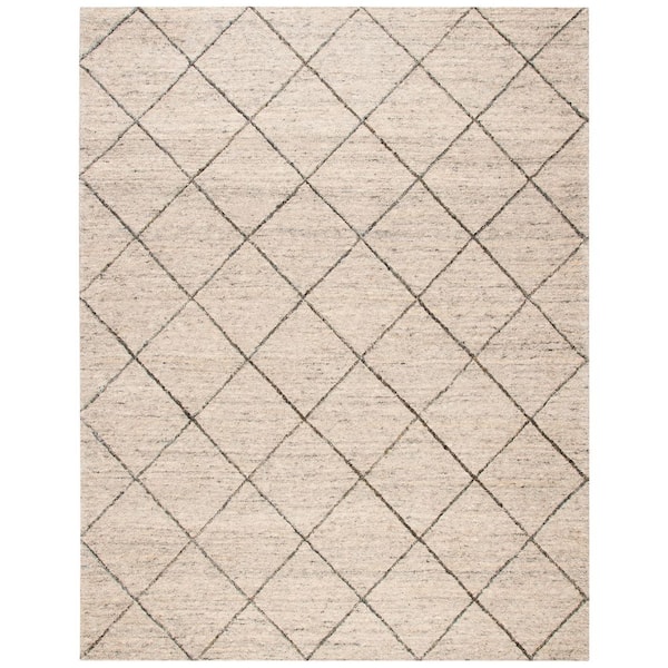 SAFAVIEH Himalaya Ivory 8 ft. x 10 ft. Geometric Trellis Area Rug