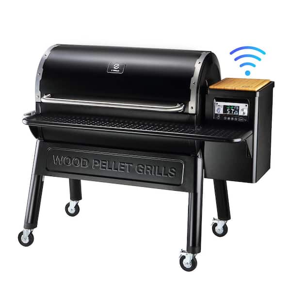 1068 sq. in. WiFi Smart Pellet Grill and Smoker in Black
