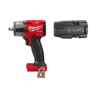 M18 FUEL Gen-2 18V Lithium-Ion Brushless Cordless Mid Torque 1/2 in. Impact Wrench with Friction Ring and with Boot