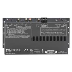 Digital 2-Channel TV Amp with IR Learning and Sub Output