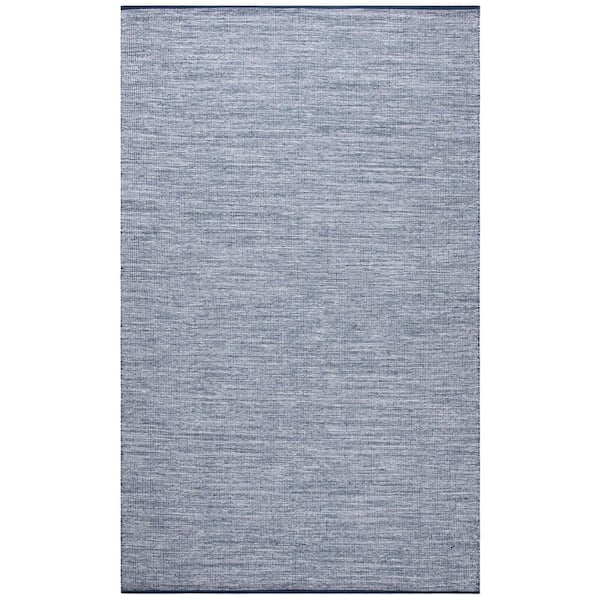 SAFAVIEH Montauk Navy/Blue Doormat 3 ft. x 5 ft. Solid Color Area Rug