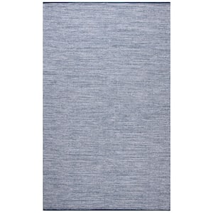 Montauk Navy/Blue 5 ft. x 8 ft. Solid Color Area Rug