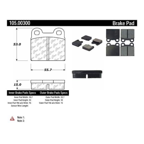 Centric Parts Disc Brake Pad Set