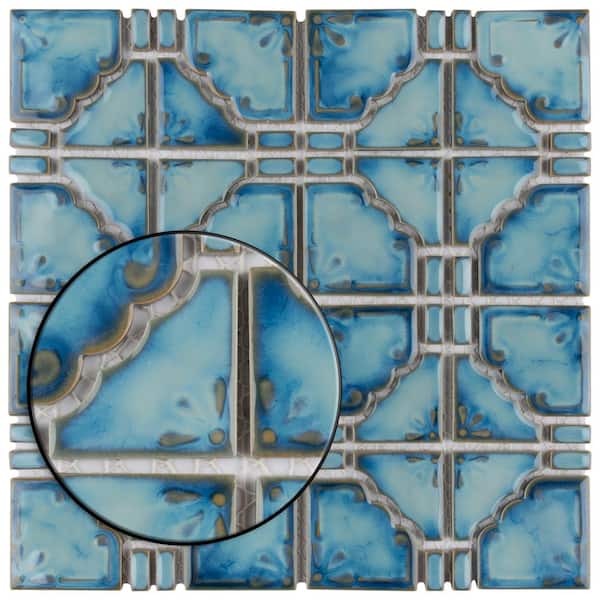 lancering skuffet Habubu Merola Tile Take Home Tile Sample - Moonbeam Diva Blue 6 in x 6  Porcelain-S1FKOMB21 - The Home Depot