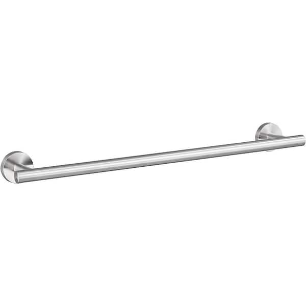 Dyiom 24 in. Wall Mounted, Towel Bar in Brushed Nickel
