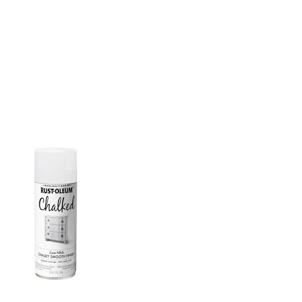 Rust Oleum 12 Oz Chalked Linen White Ultra Matte Spray Paint 339822 - Rustoleum Chalk Paint Colors Spray
