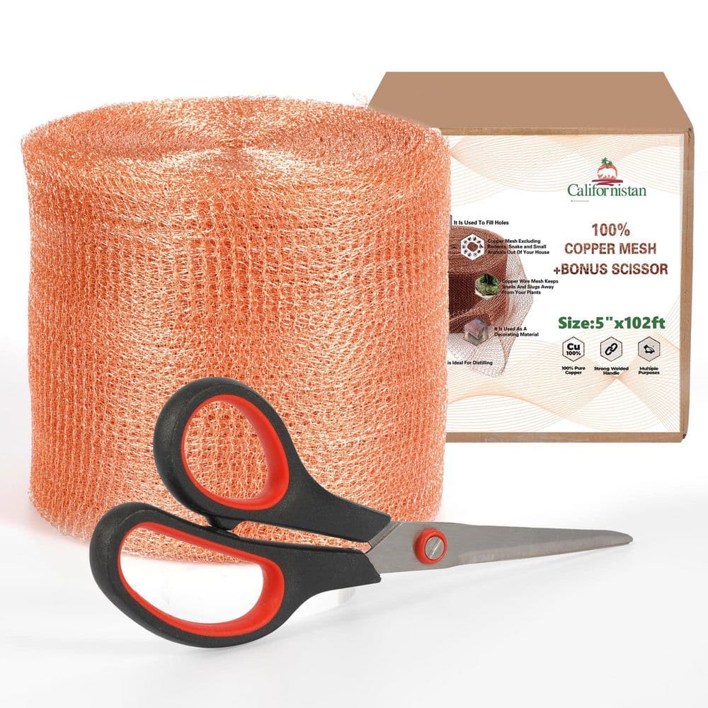 5 in. x 102 ft. Rustproof Copper Mesh Roll for Mice Rat Rodent, Copper Mesh Rodent Control (1-Pack) price history on PriceWatchPro