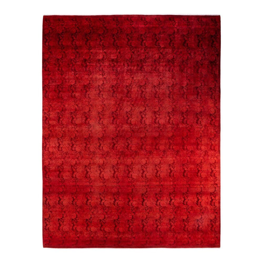 Overdyed Orange 10 ft. 3 in. x 13 ft. 4 in. Wool Indoor Area Rug price history on PriceWatchPro