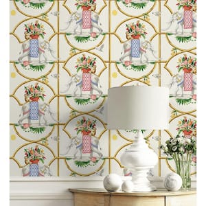 Before The Raj Ivory Peel and Stick Wallpaper Roll ( Covers 30.75 sq. ft. )