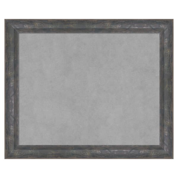 Amanti Art Angled Metallic Rainbow 23 in. x 19 in. Framed Magnetic Board