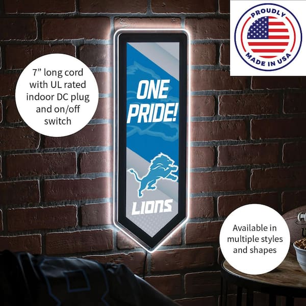 Evergreen Cincinnati Bengals Round 23 in. Plug-in LED Lighted Sign  8LED3806RD - The Home Depot