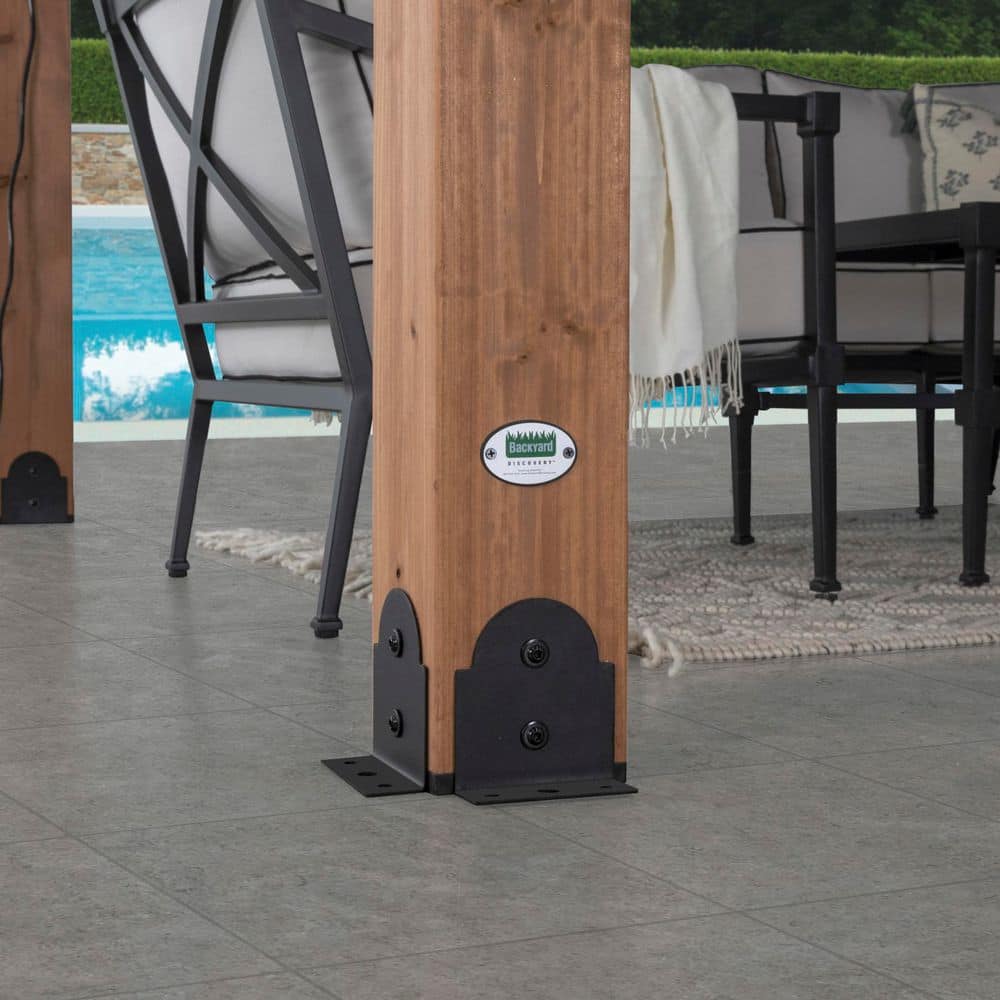 Norwood 14x12 Cedar and Steel Outdoor Gazebo