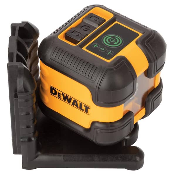 DEWALT ft. Green Self-Leveling Cross Line Laser with (2) AA Batteries & Case DW08802CG - The Home
