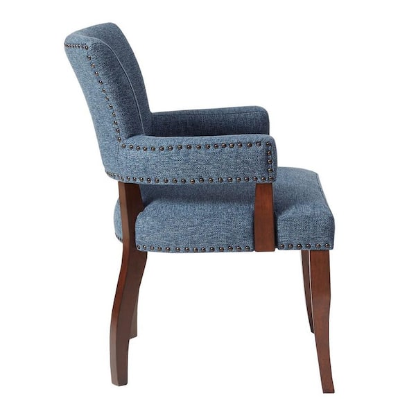 Parler Blue Arm Dining Chair