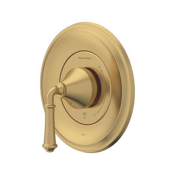 Delancey 1-Handle Valve Trim Kit for Flash Rough-In Valves in Brushed Cool Sunrise (Valve Not Included)