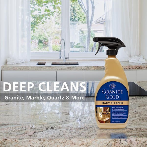 Granite Gold 24 Oz Daily Cleaner, Quartz Countertop Cleaner Home Depot