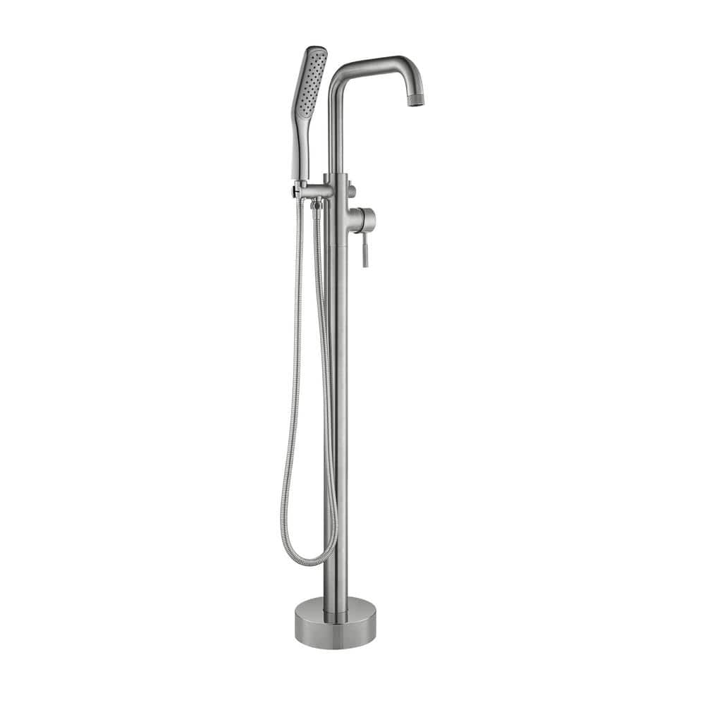 WOODBRIDGE SingleHandle Freestanding Floor Mount Tub Faucet Bathtub