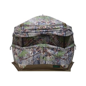 OX 5 3 Person Pop-Up Hunting Blind Backwoods in Camo